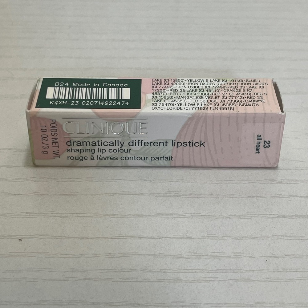 Clinique Dramatically Different Lipstick Shaping Lip Colour 23 All Heart BW